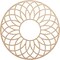 Ekena Millwork Cannes Wood Fretwork Pierced Ceiling Medallion, Alder, 34"OD x 11 5/8"ID x 1/4"T CMWP34X34X0250CNAL - alternate 1